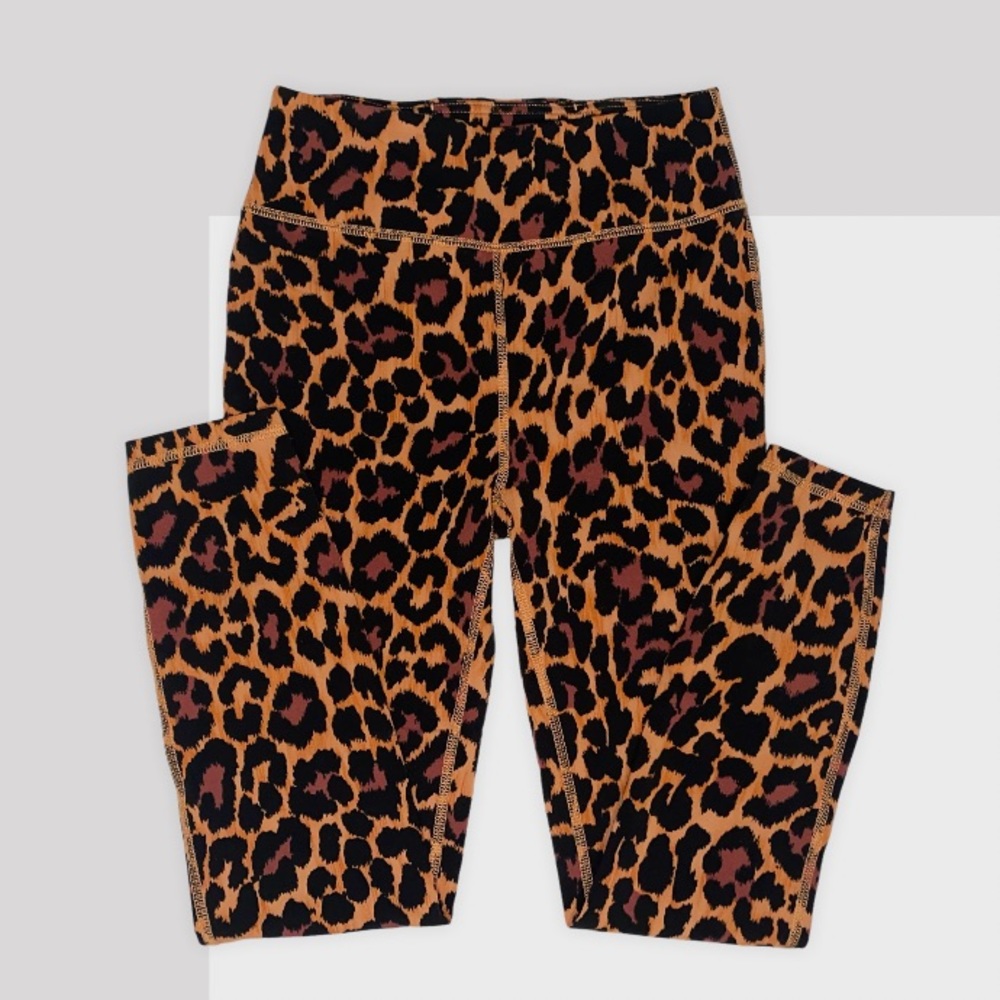 NWOT J CREW 7/8 HIGH-RISE LEGGINGS IN LEOPARD SMALL (New Without Tags)